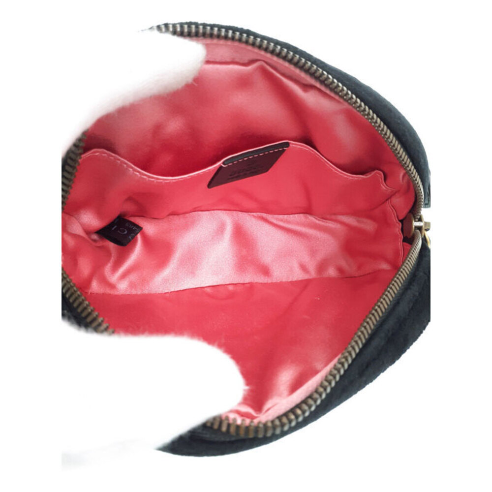 GUCCI GG Marmont Quilted Velvet Belt Bag Body - Picture 3 of 9